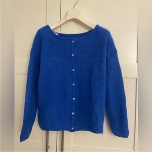 NWT Sezane Gaspard Jumper - Bright Blue